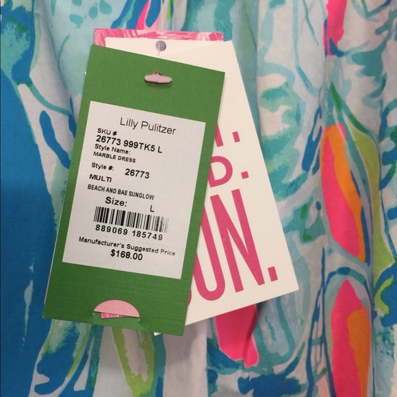 SOLD ❌Lilly Pulitzer Marble Sun Glow dress - Picture 3 of 3